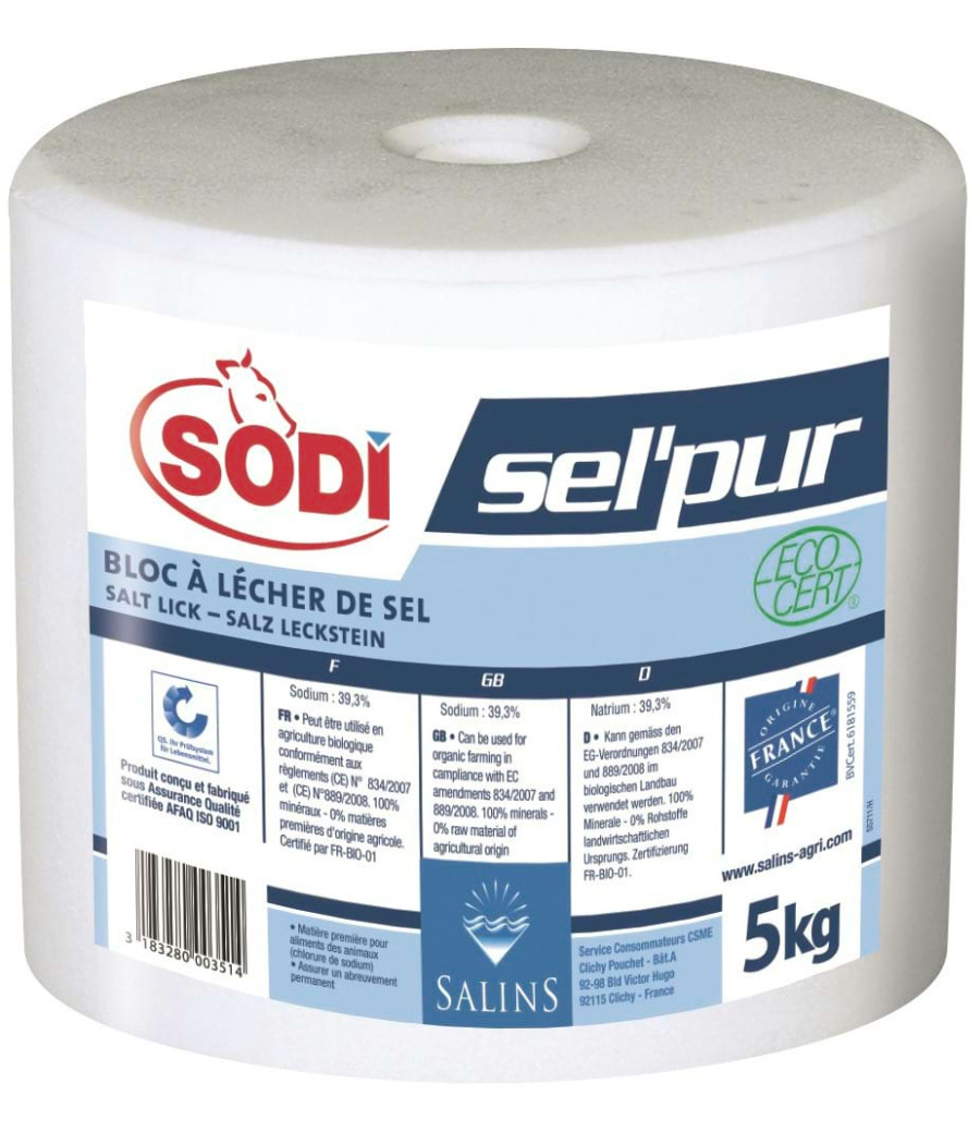 Pierre à sel pur - SODI