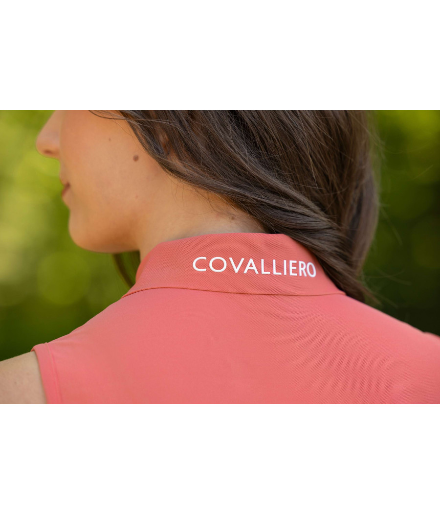 Top SS25 coral - COVALLIERO
