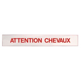 Adhésif ATTENTION CHEVAUX