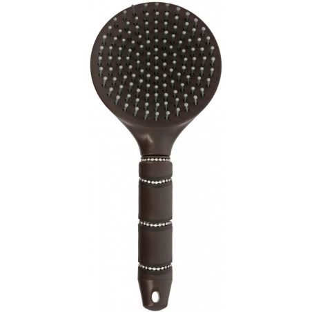 Brosse à crins strass je t'aime - EQUITHEME