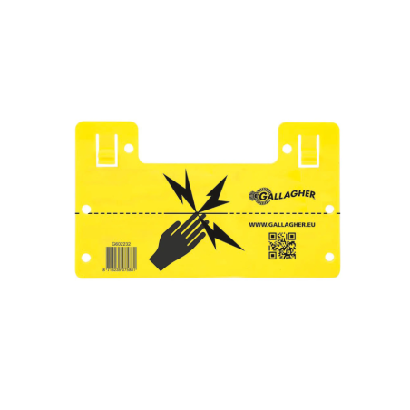 Plaque Attention Cloture - GALLAGHER