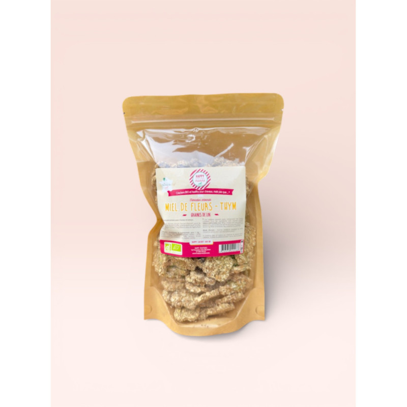 Crackers Miel Thym - HAPPY CRACKERS
